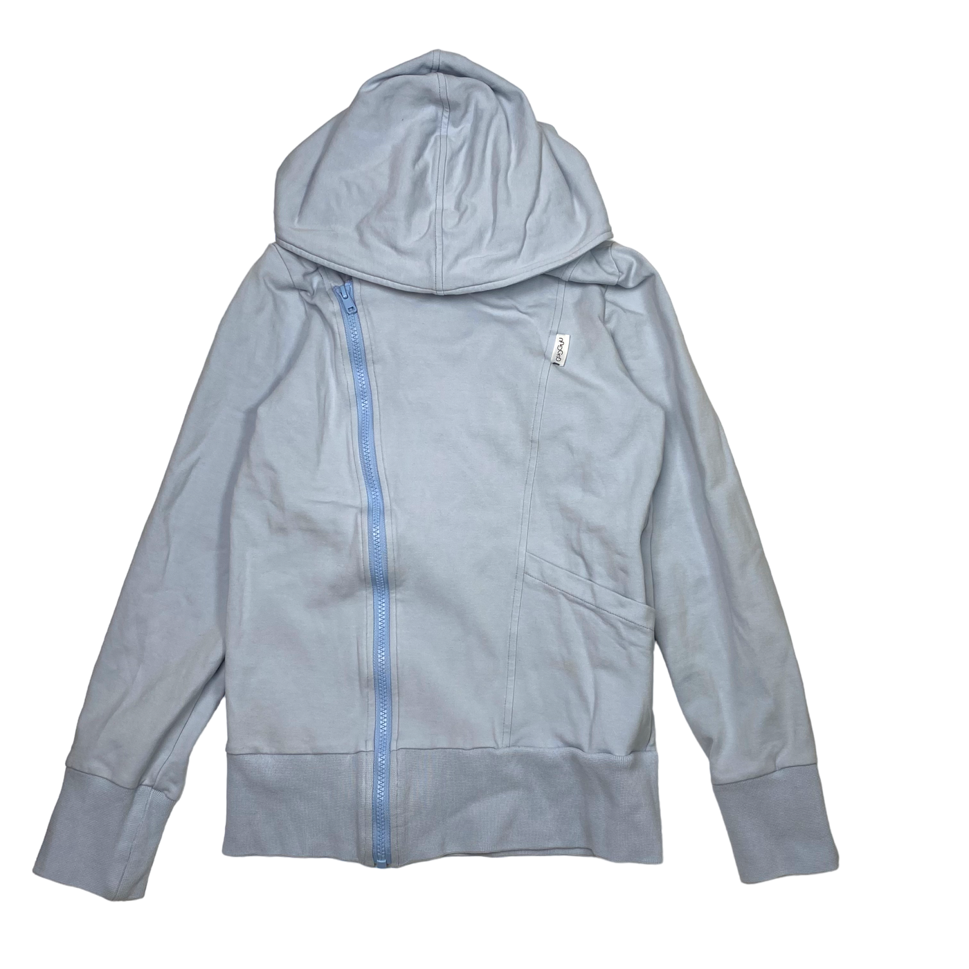 Gugguu zipper hoodie, sky blue | 152cm