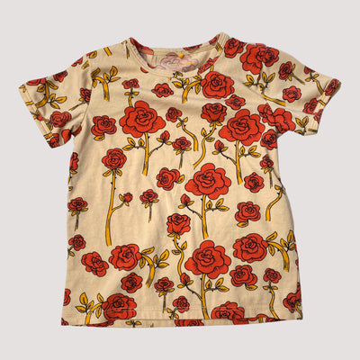 t-shirt, roses | 116/122cm