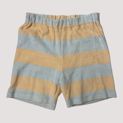 Mainio terry shorts, blue/yellow | 122/128cm