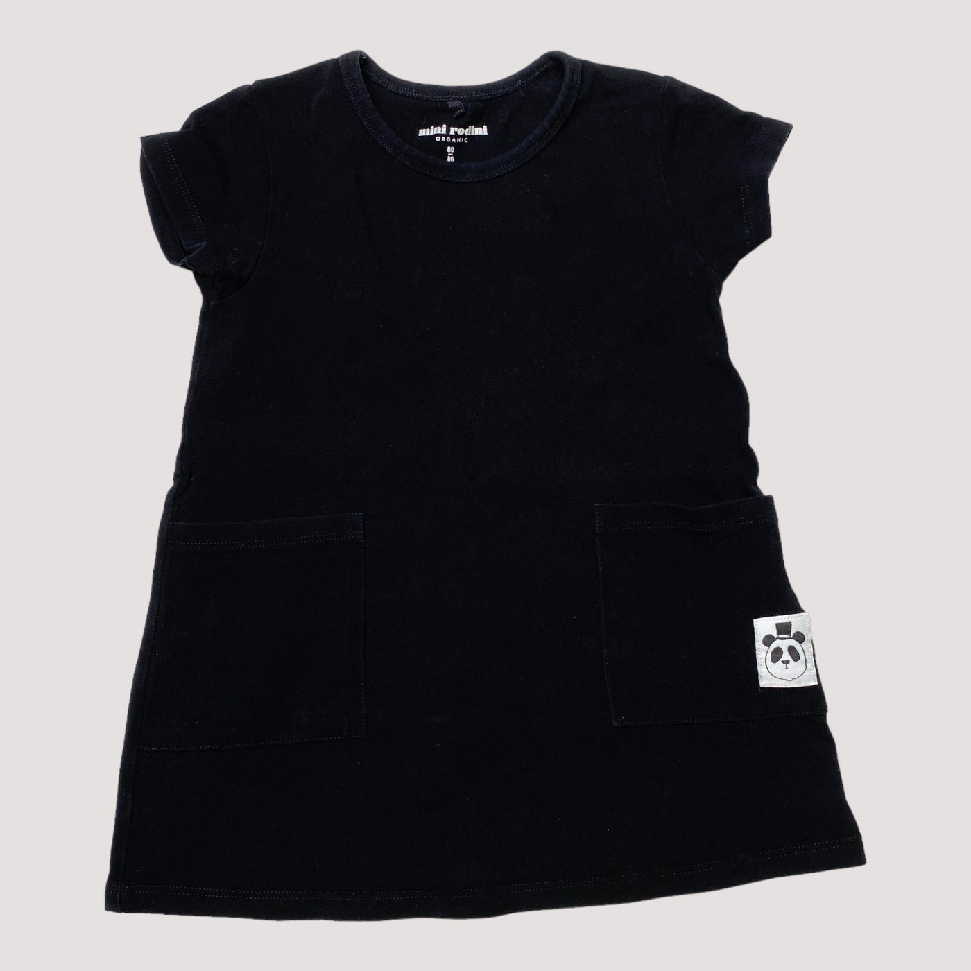 basic dress, black | 80/86cm