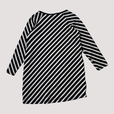 Papu tricot dress, striped | 86/92cm