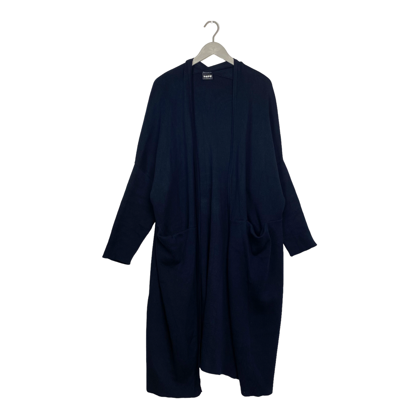 Papu long split cardigan, midnight blue | women M/L