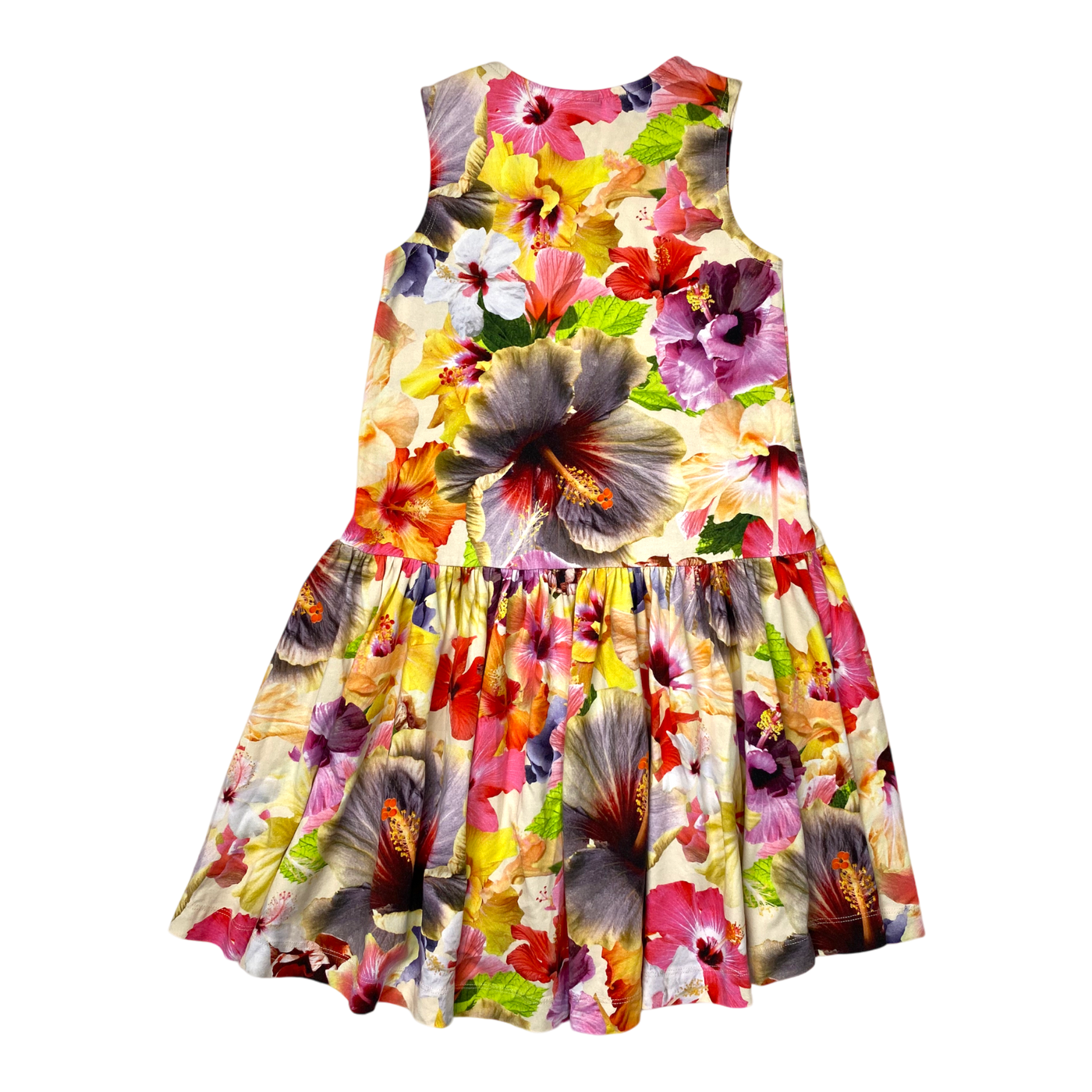 Molo sleeveless dress, flowers | 134/140cm