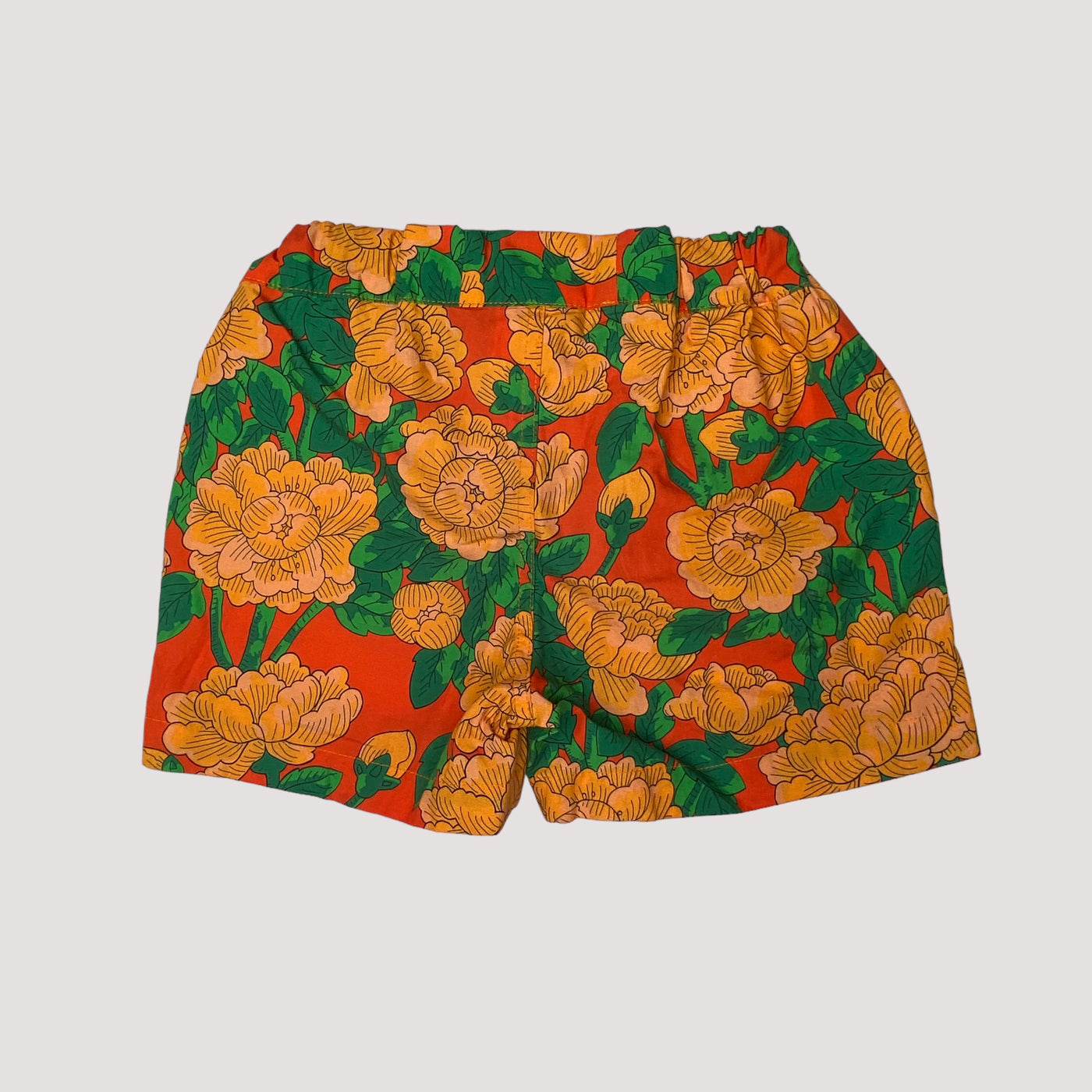 Mini Rodini woven shorts, peonies | 80/86cm