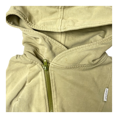 Gugguu zipper hoodie, pear | 110cm