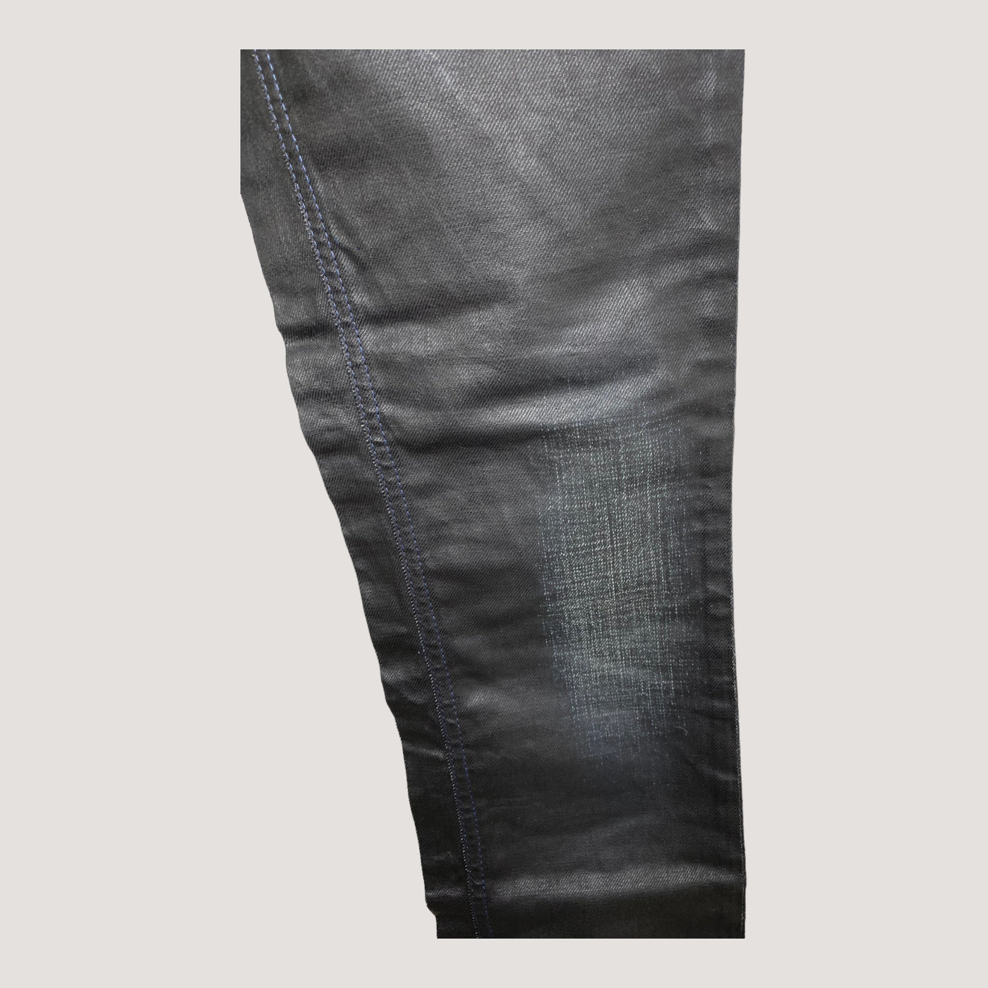 Nudie Jeans thin finn jeans, black coated indigo | women 29/32