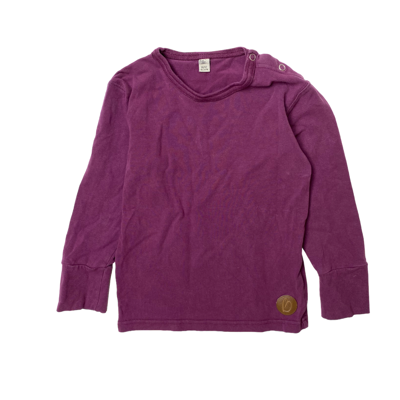 Blaa shirt, purple | 86/92cm