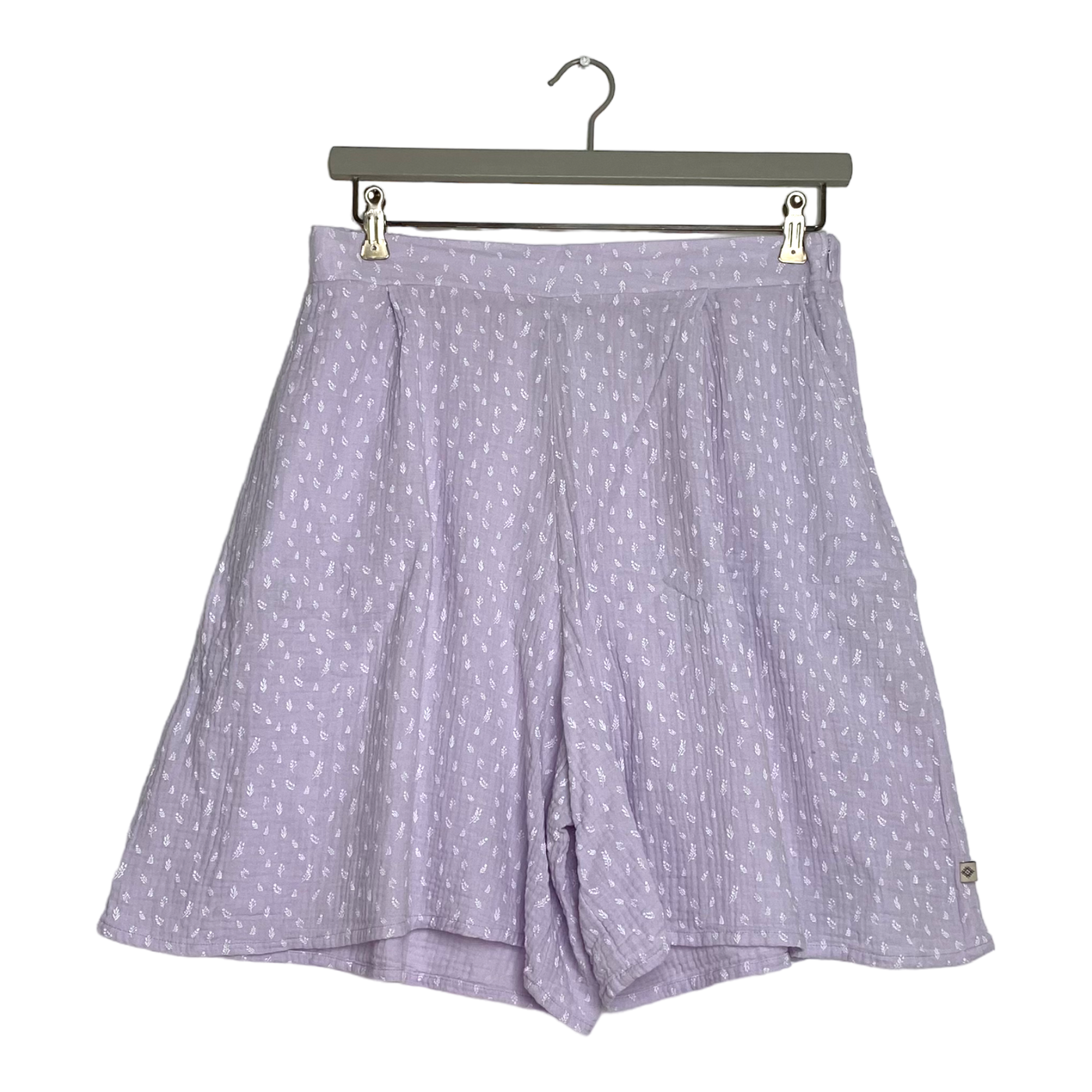 Kaiko wide leg muslin shorts, clover blossom | woman L