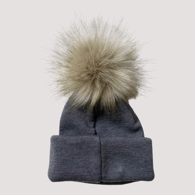 merino wool beanie, grey | adults