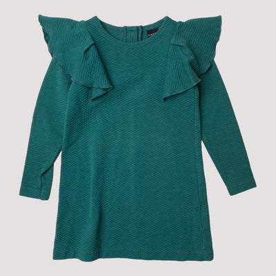 ruffle dress, green | 110/116cm