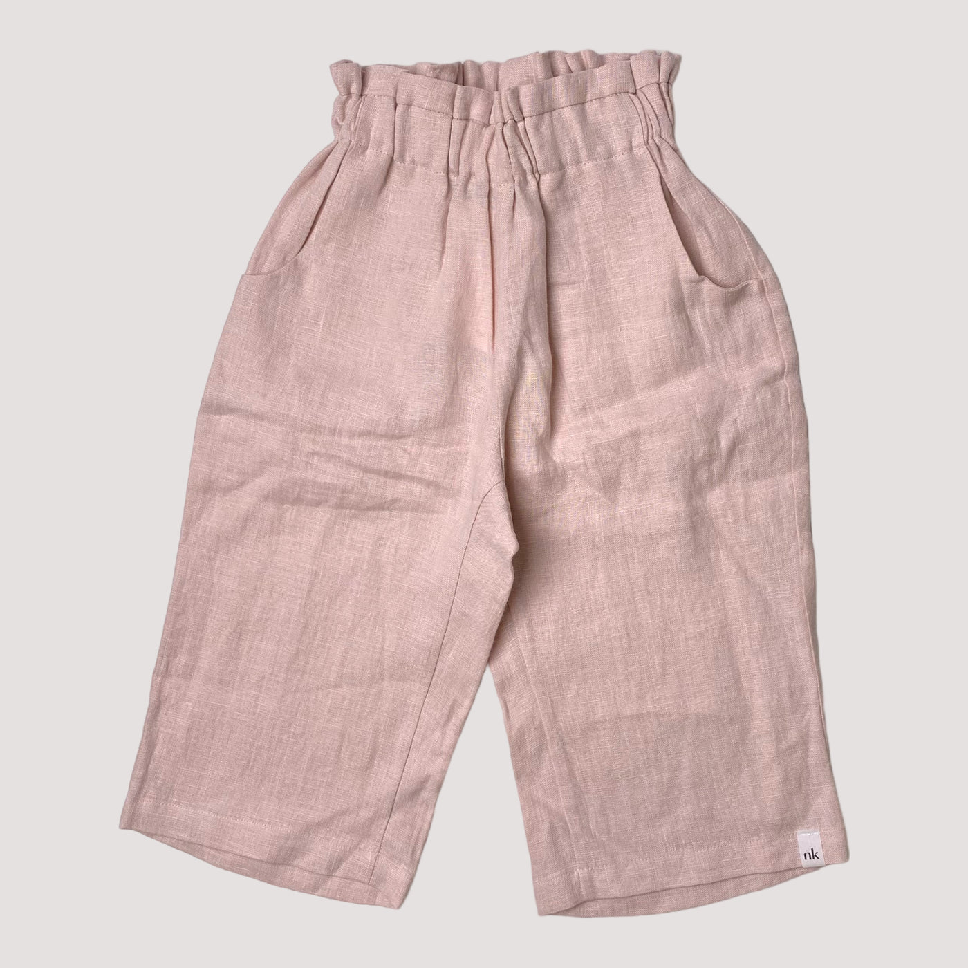 linen pants, pink | 92/98cm