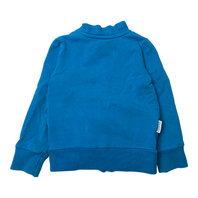 Gugguu zipper hoodie, blue | 92cm