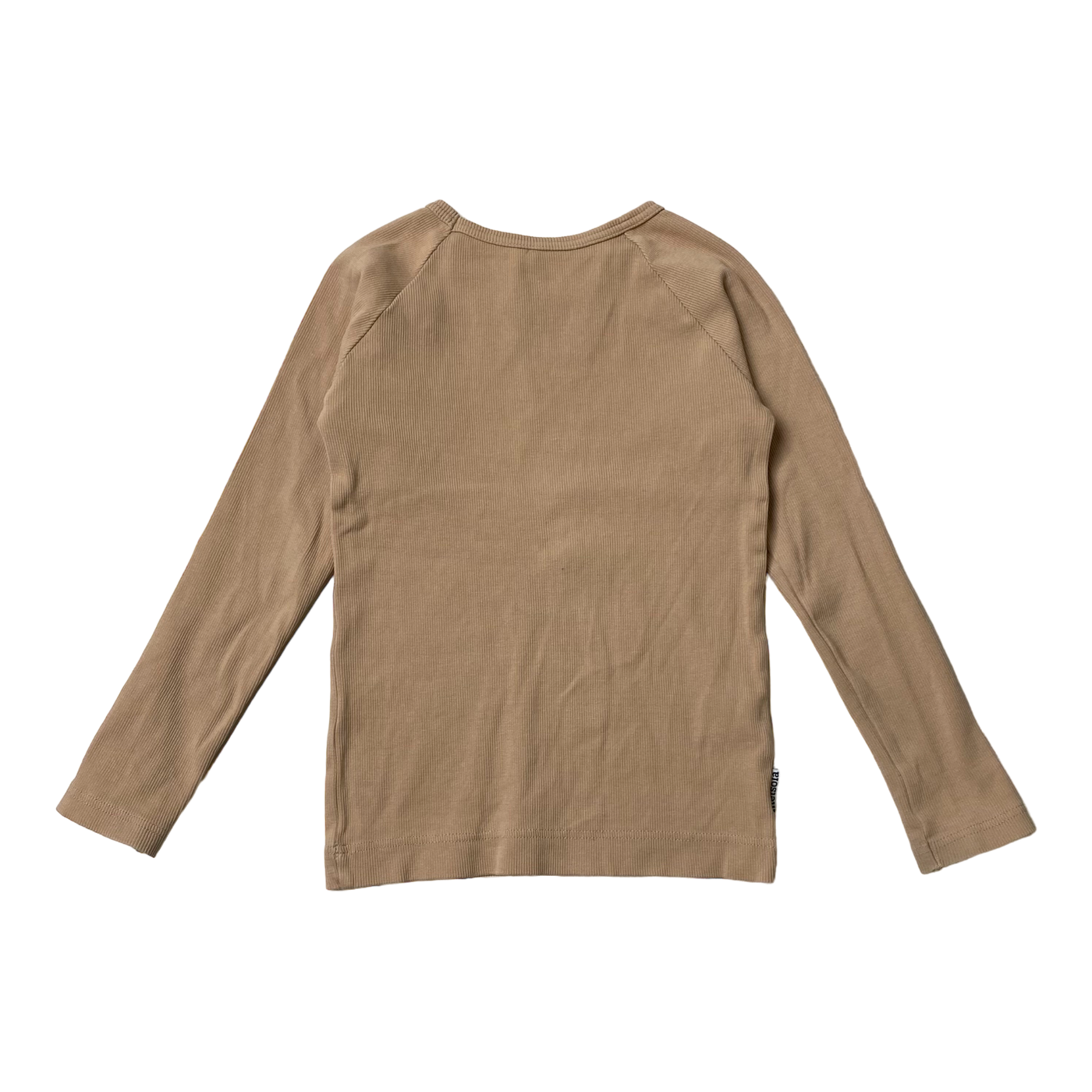 Metsola rib shirt, tan | 122cm