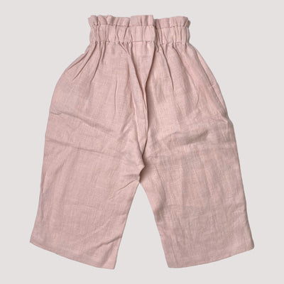 linen pants, pink | 92/98cm