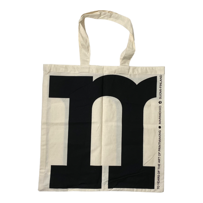 Marimekko canvas tote bag, monogram | onesize