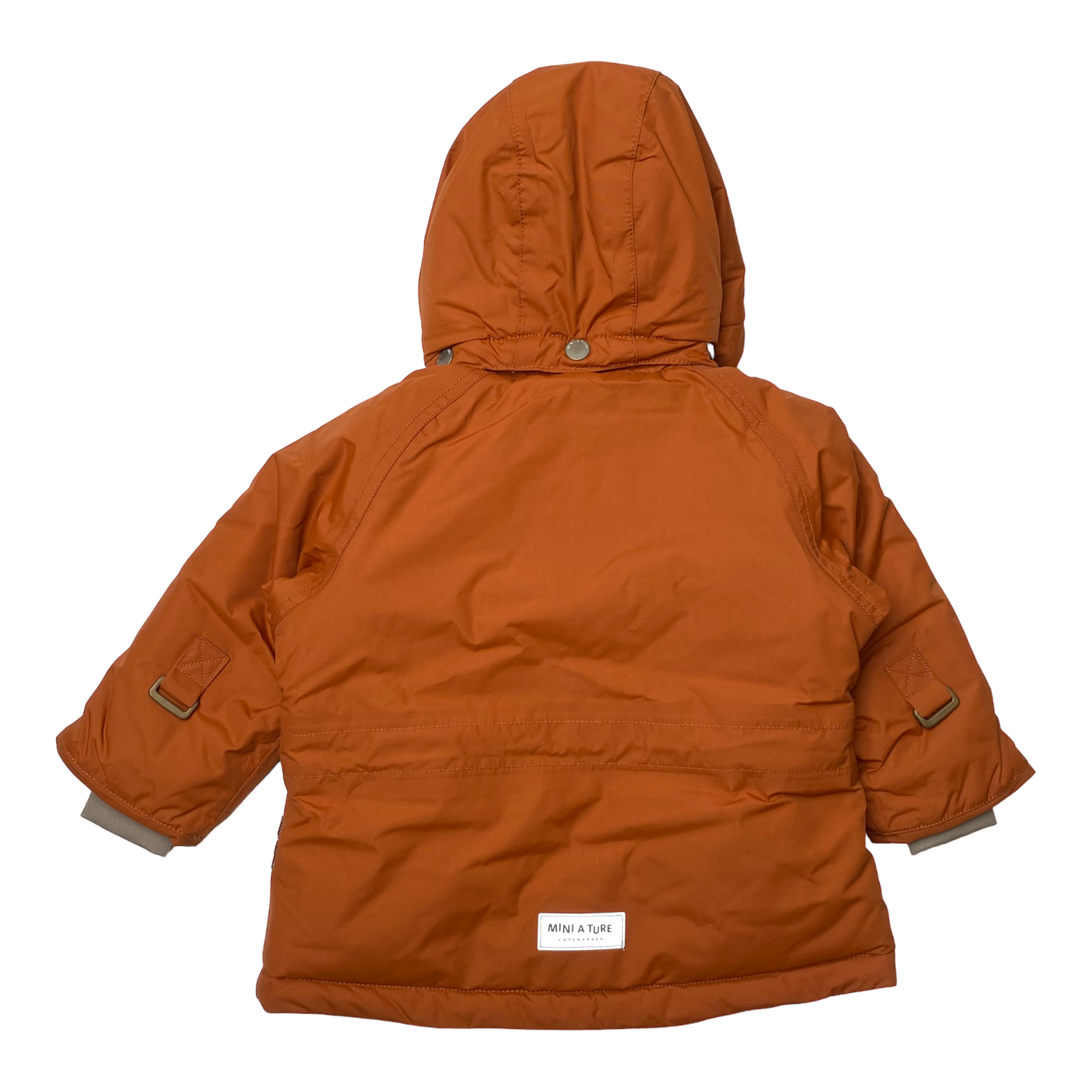 Mini A Ture wally winter jacket, ginger bread brown | 74cm
