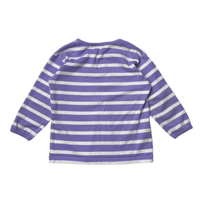 Marimekko stripe shirt, mauve | 90cm