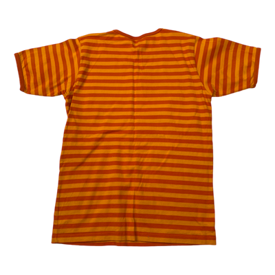 Marimekko stripe t-shirt, orange | 140cm