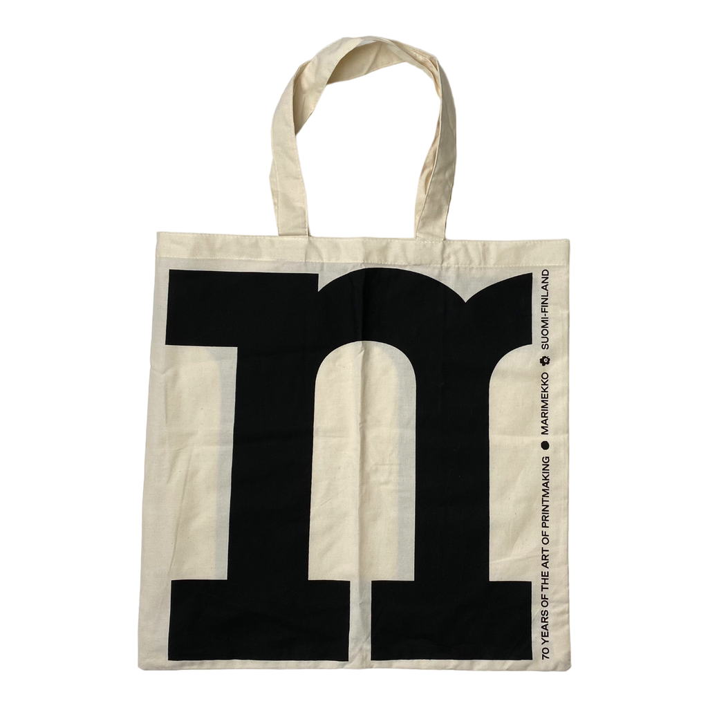 Marimekko canvas tote bag monogram onesize Ninyes