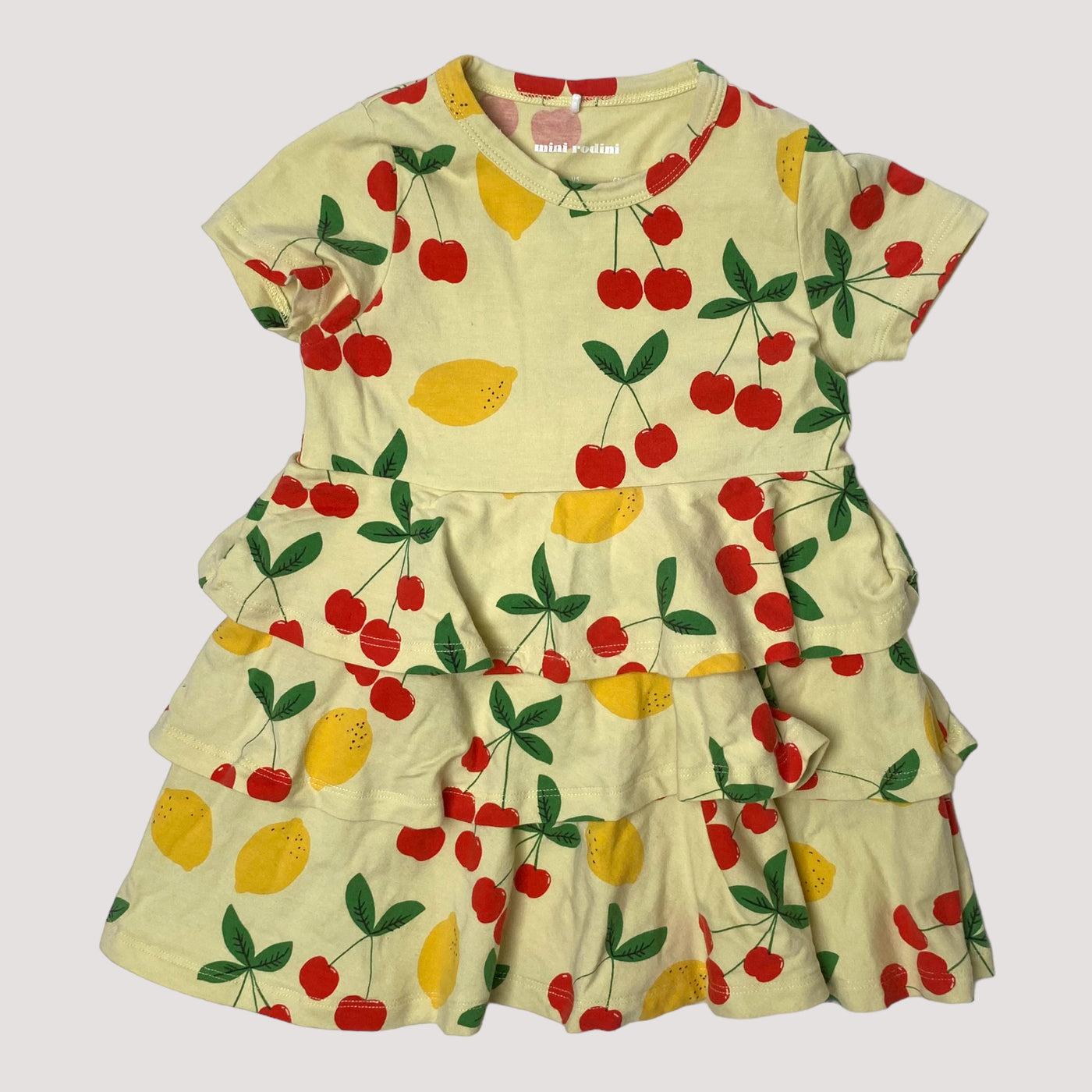 frill dress, cherries and lemons | 80/86cm
