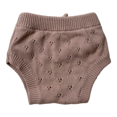Jamie Kay knitted bloomers, almond | 6-12m