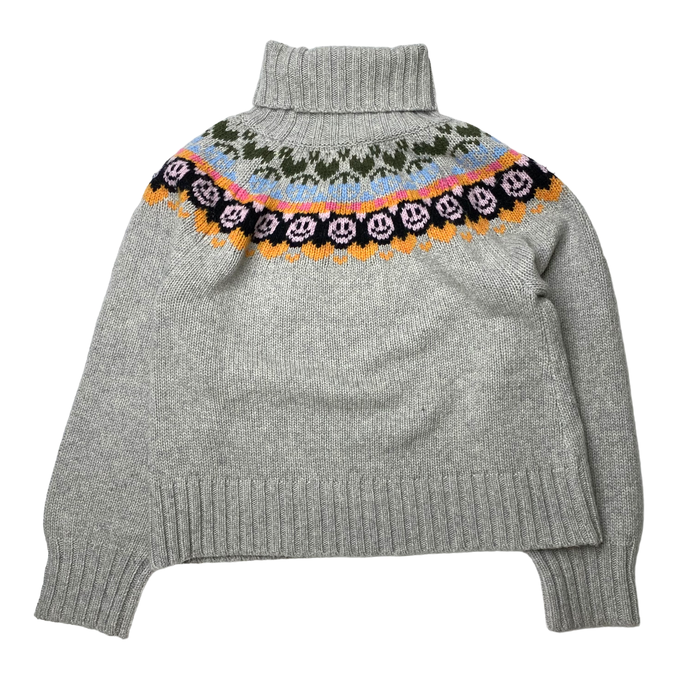 Molo wool sweater, smiley | 146/152cm