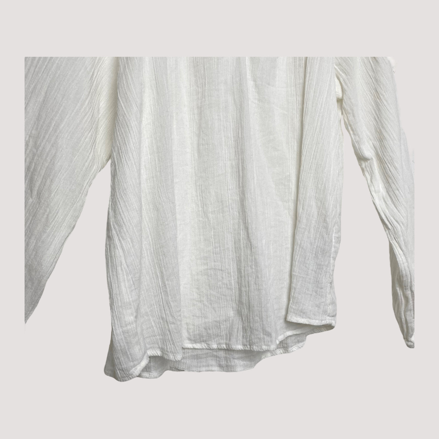 Knowledge Cotton flowy shirt, white | women M
