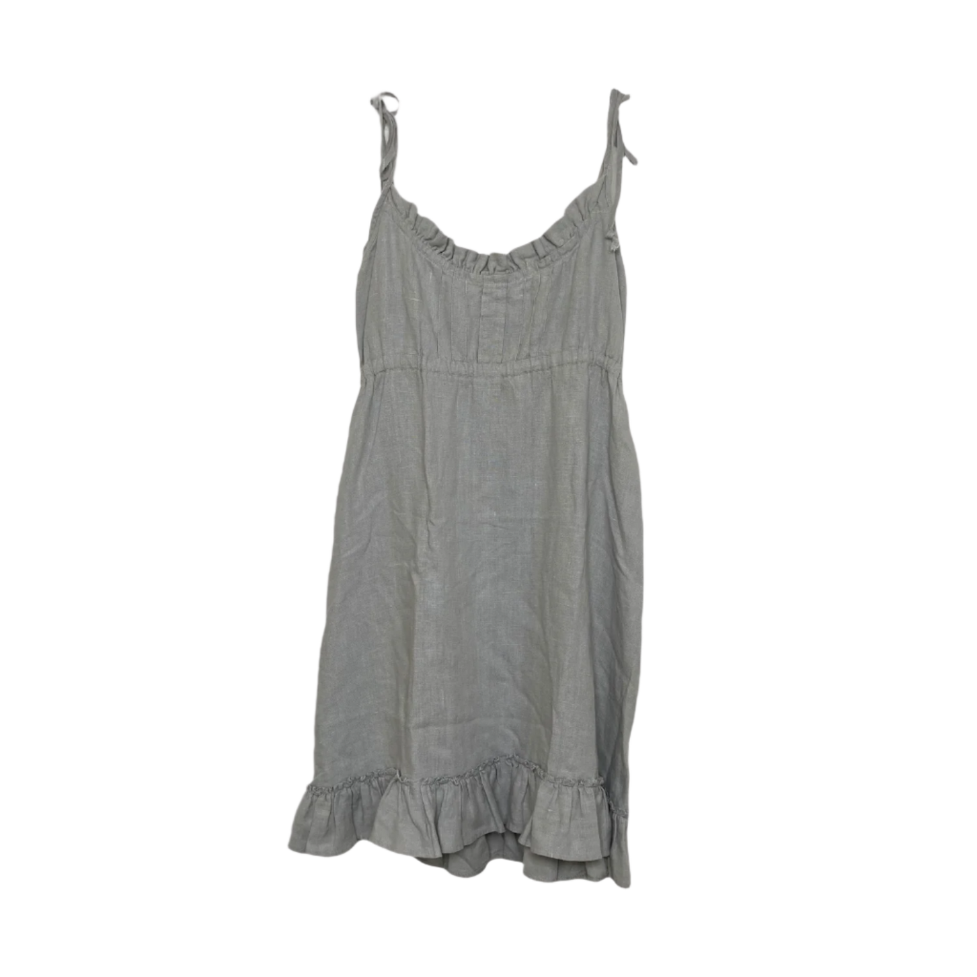 Bypias linen dress, silver | women L