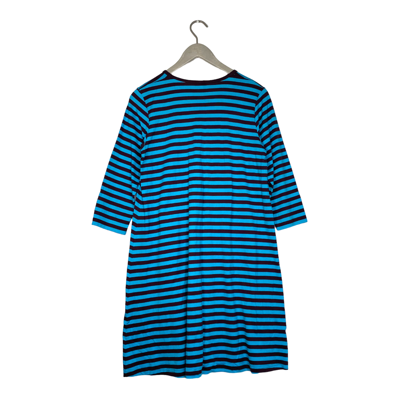 Marimekko stripe dress, blue & brown | woman S