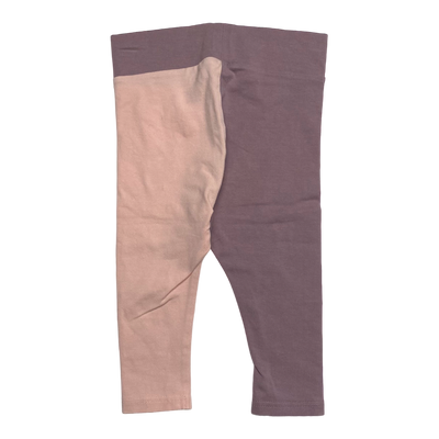 Gugguu leggings, pink/plum | 74cm