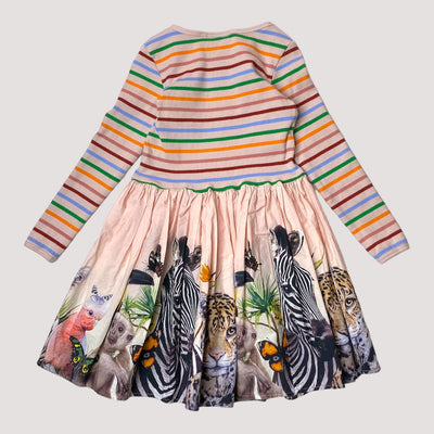 woven casie dress, jungle friends | 110/116cm