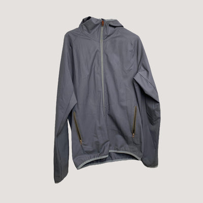 Röyk shell jacket, grey | man L