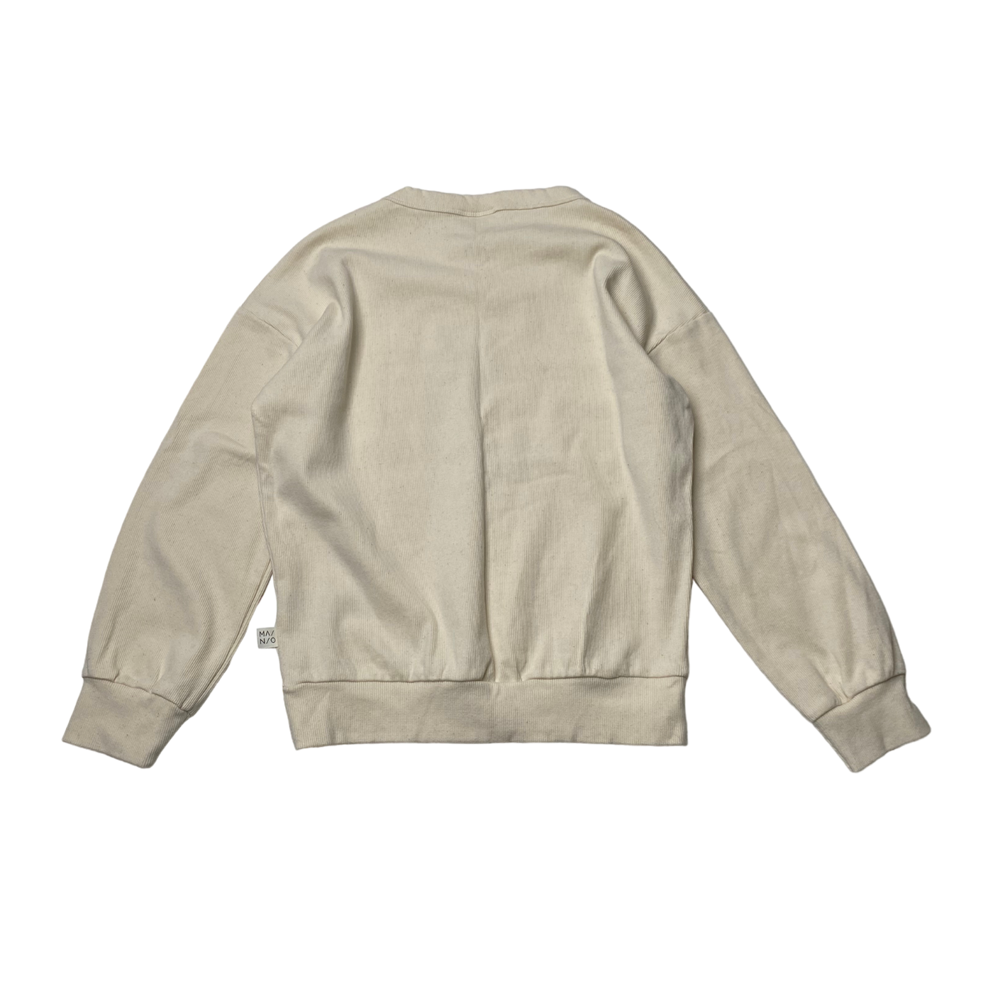 Mainio rib sweatshirt, wheat | 134/140cm