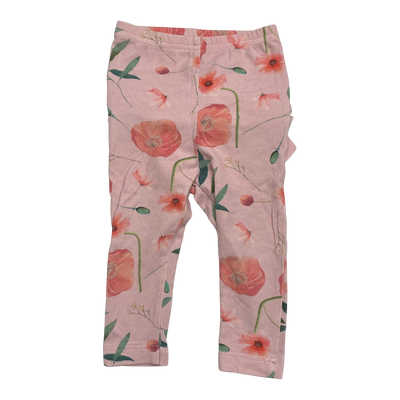 Metsola frill leggings, pink | 74cm