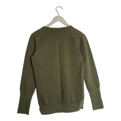 Ommellinen basic sweatshirt, hunter green | woman S