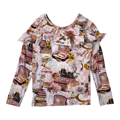 Gugguu frill shirt, luggage and jewelry | 128cm