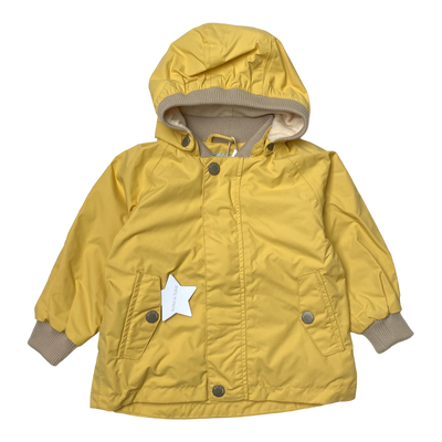 Mini A Ture wally fleece midseason jacket, mustard | 80cm
