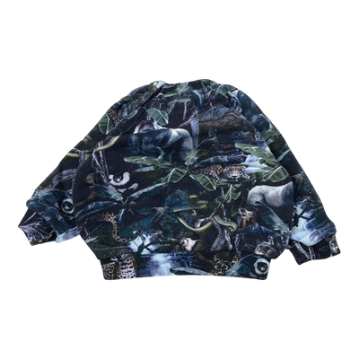 Molo sweatshirt, moonlit jungle | 74cm