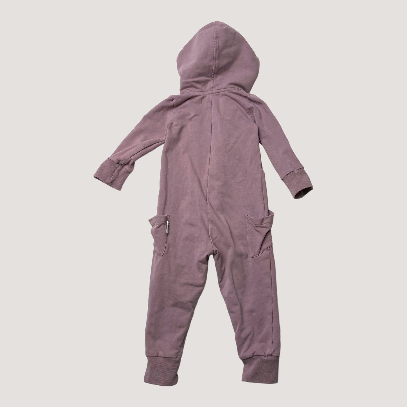 Gugguu sweat jumpsuit, plum | 92cm