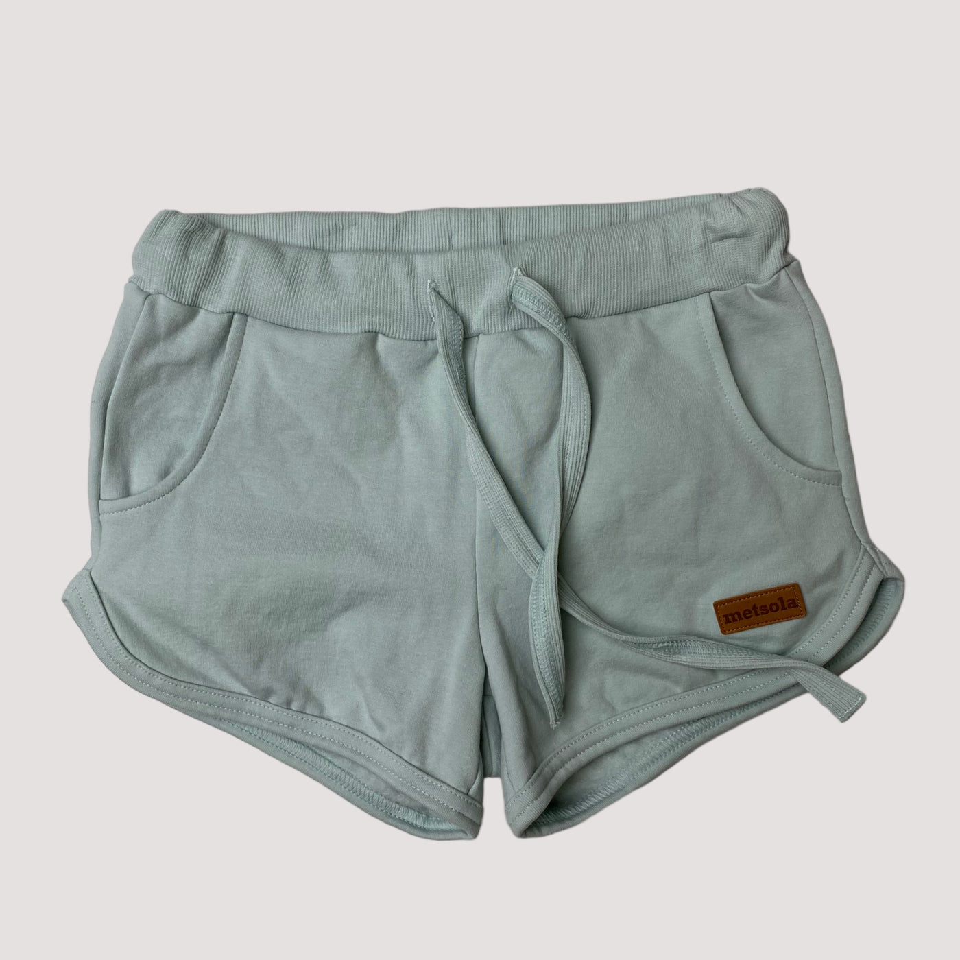 Metsola sweat shorts, light mint | 122/128cm