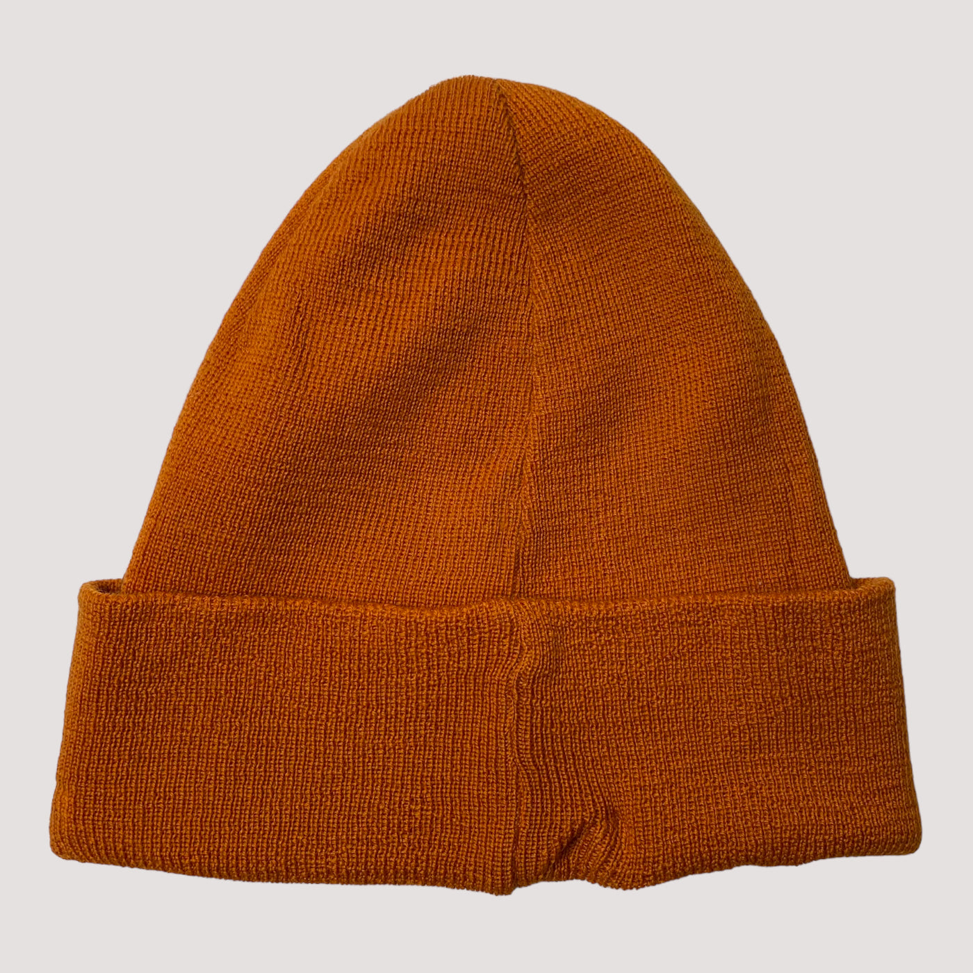 Metsola merino wool knitted beanie, orange | 1-2y
