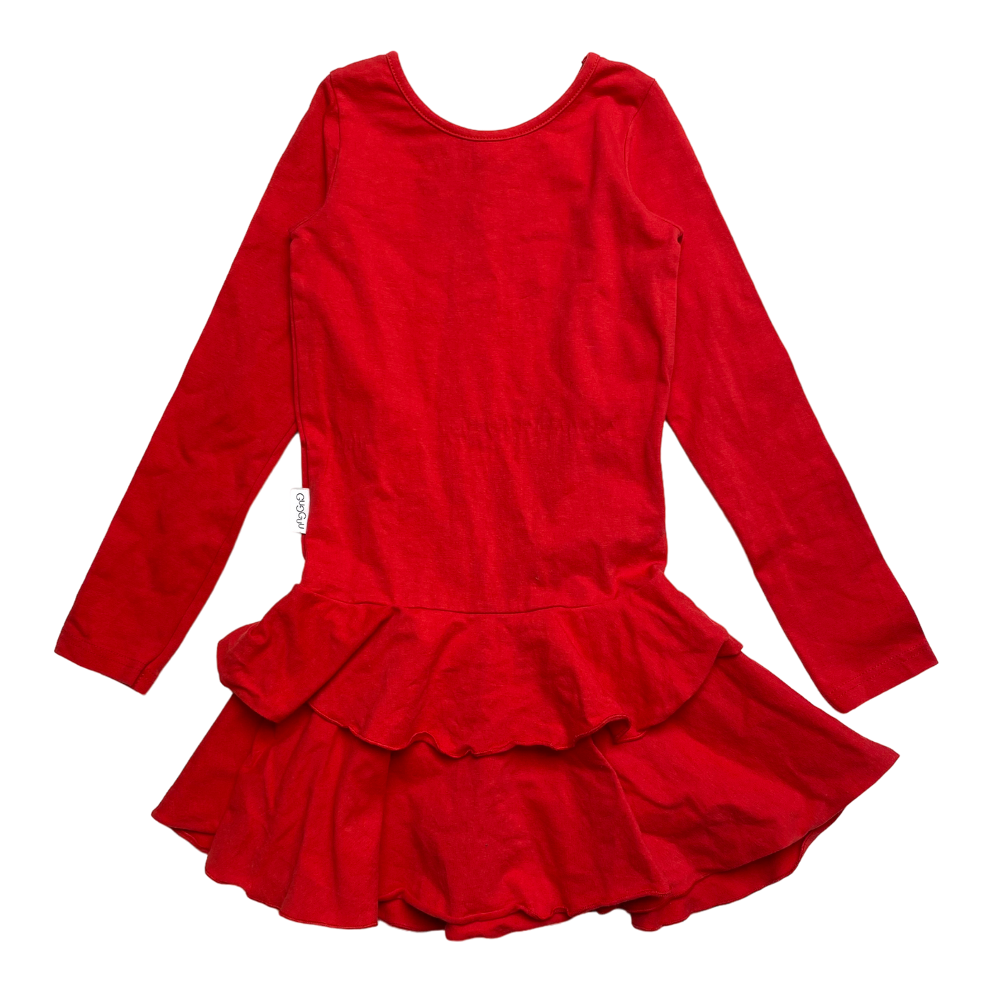 Gugguu frilla dress, red | 92cm