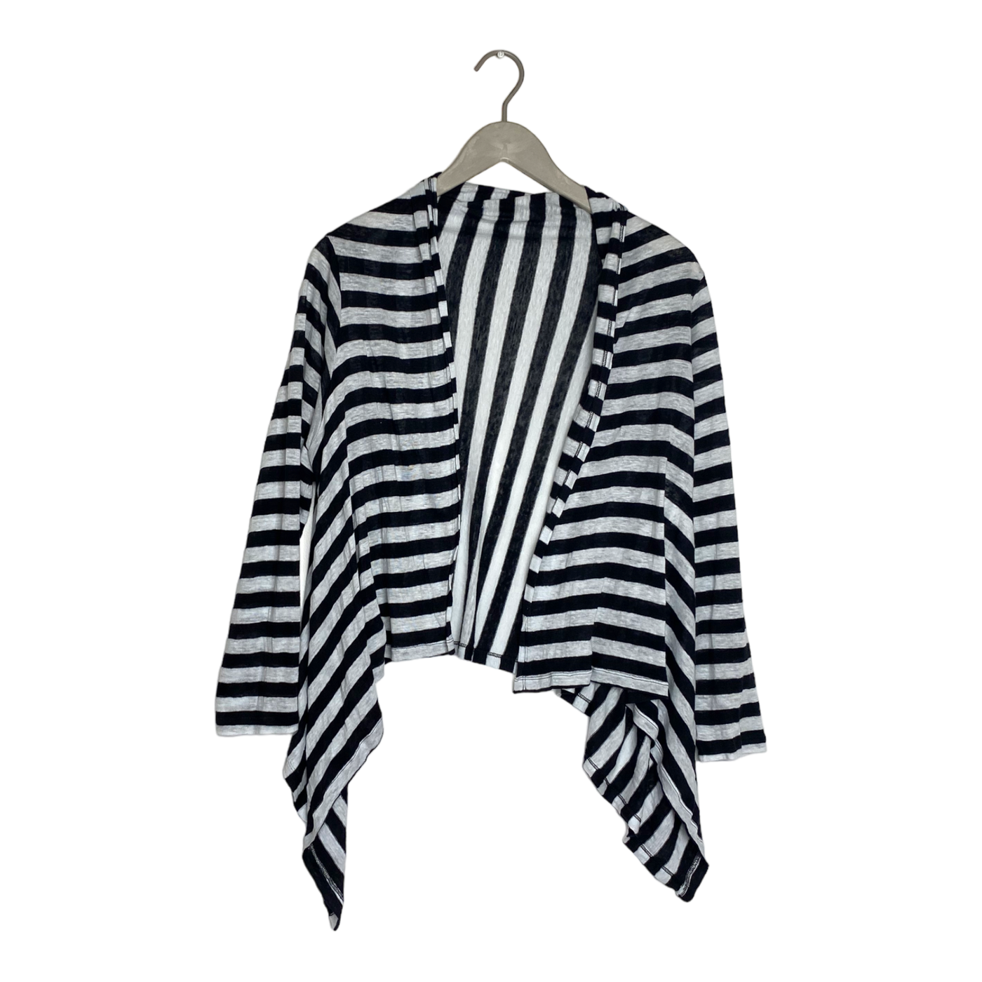 Marimekko rallatus linen cardigan, black/white | woman S