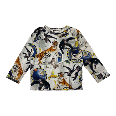 Molo shirt, animals | 92cm
