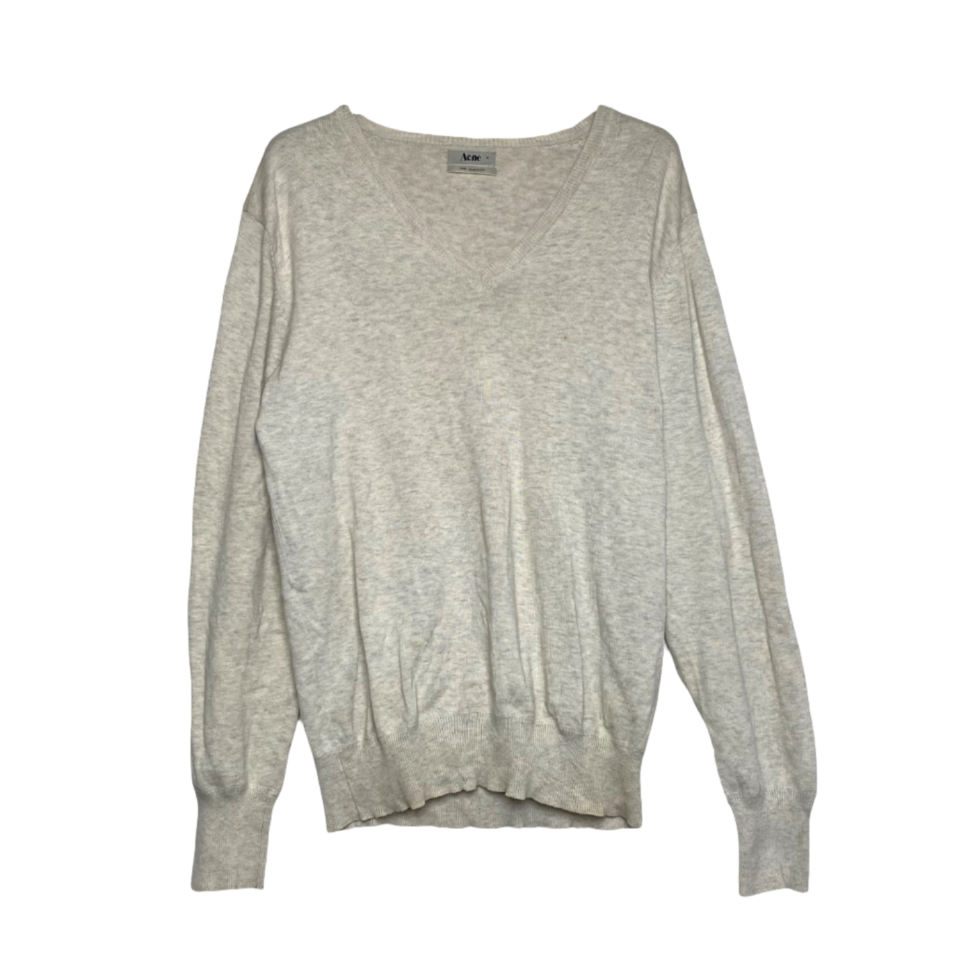 Acne Studios knitted shirt, light melange grey | woman M