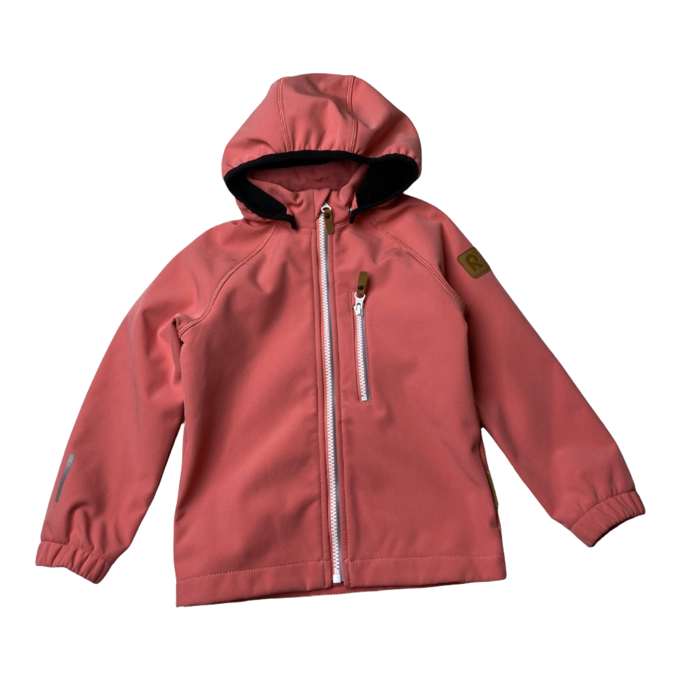 Reima softshell jacket, coral pink | 104cm