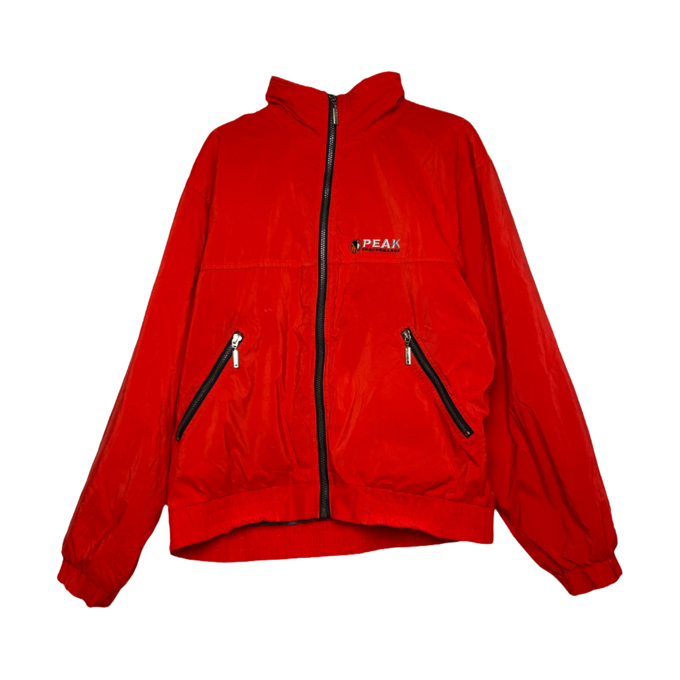 Peak Performance fleece lined soft shell jacket, red | man M