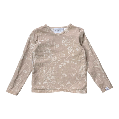 Nakoa shirt, beige | 92/98cm