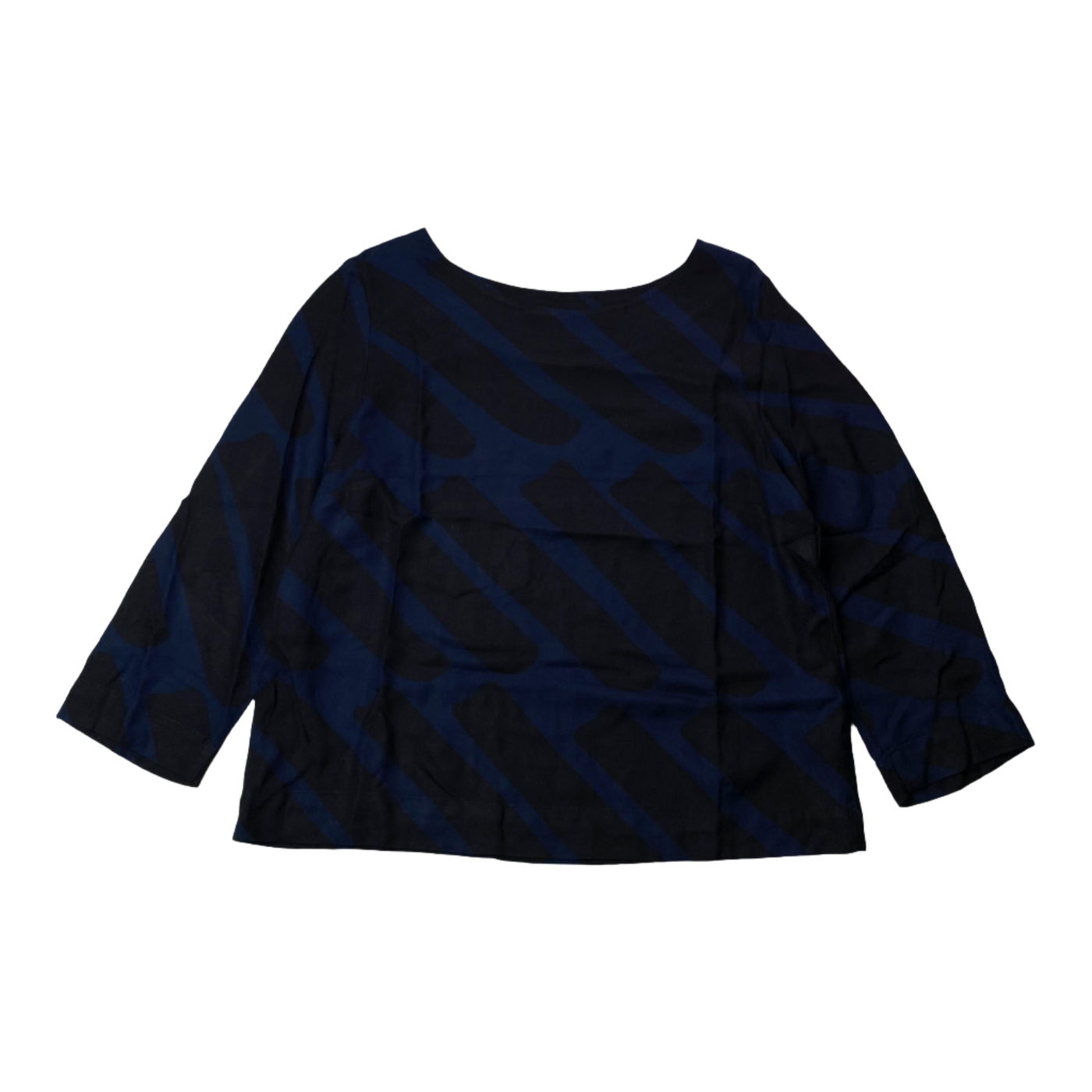 Marimekko gavotte staccato blouse, midnight blue | woman 38