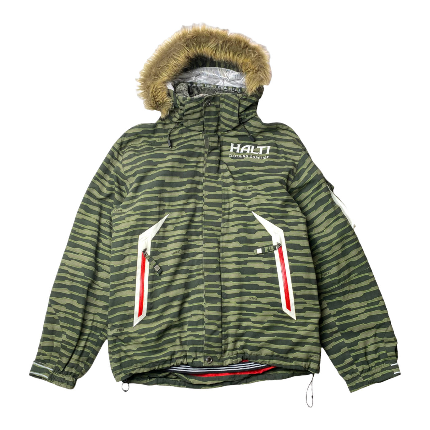 Halti vintage ski jacket, hunter green | man L